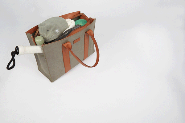 PADEL TOTE BAG - Grey Green