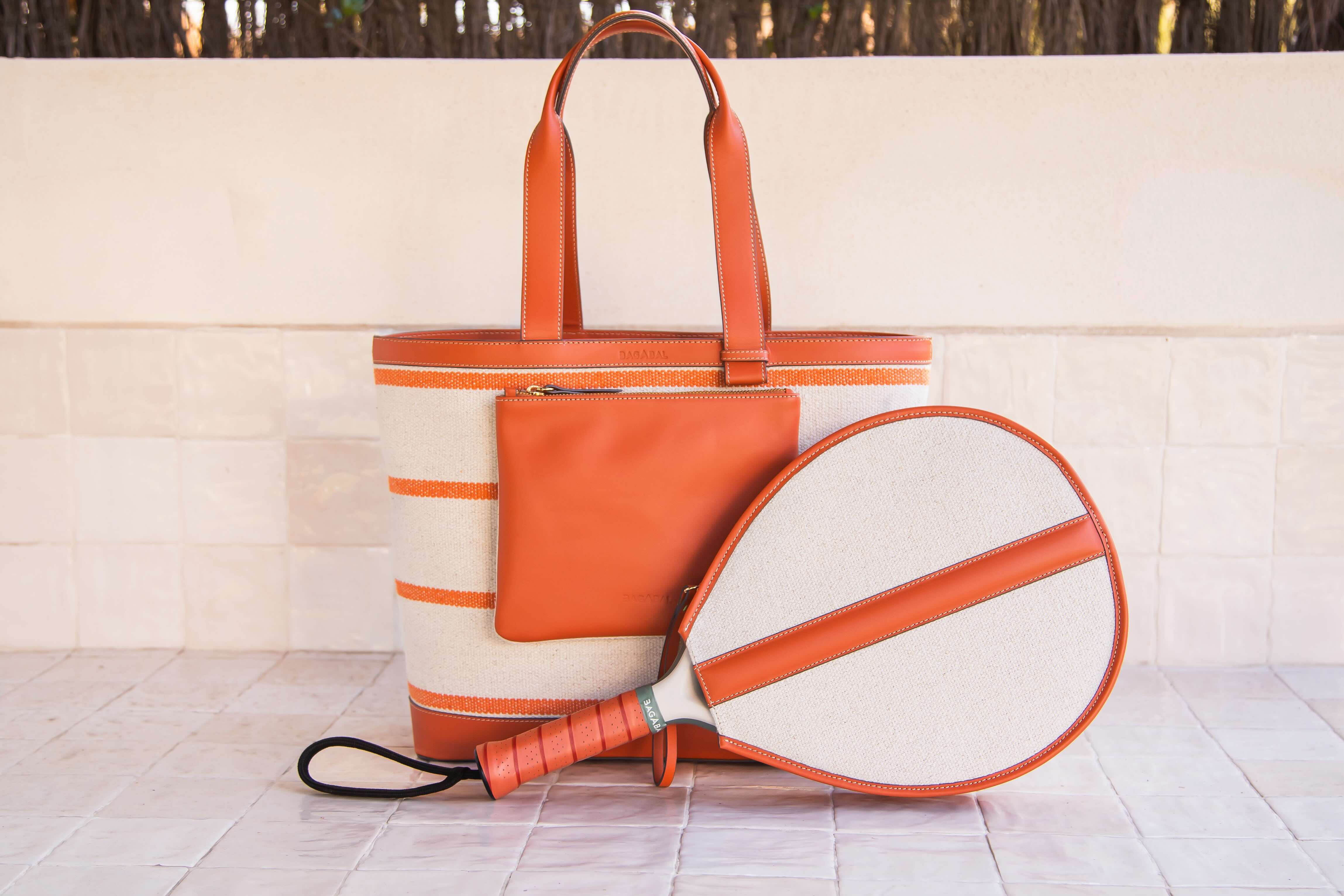 SHOPPER PADEL BAG "TRE" Fleur d’Oranger