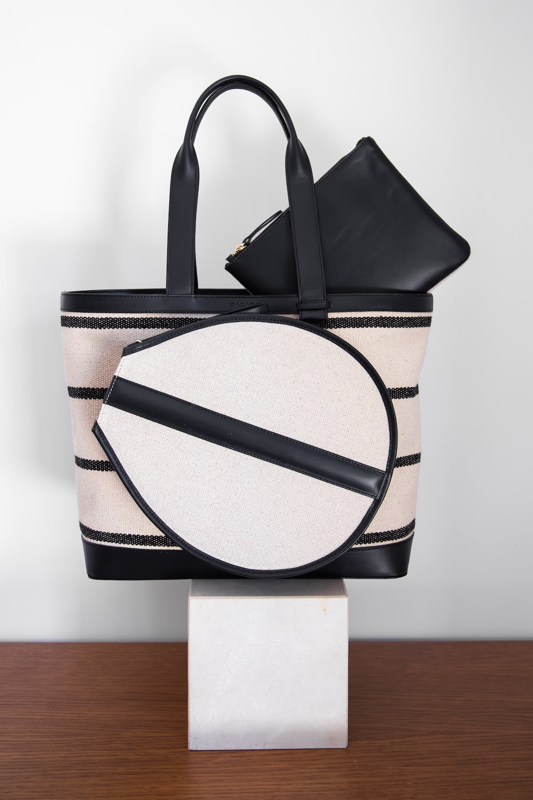 SHOPPER PADEL BAG "TRE" Noir Éclipse