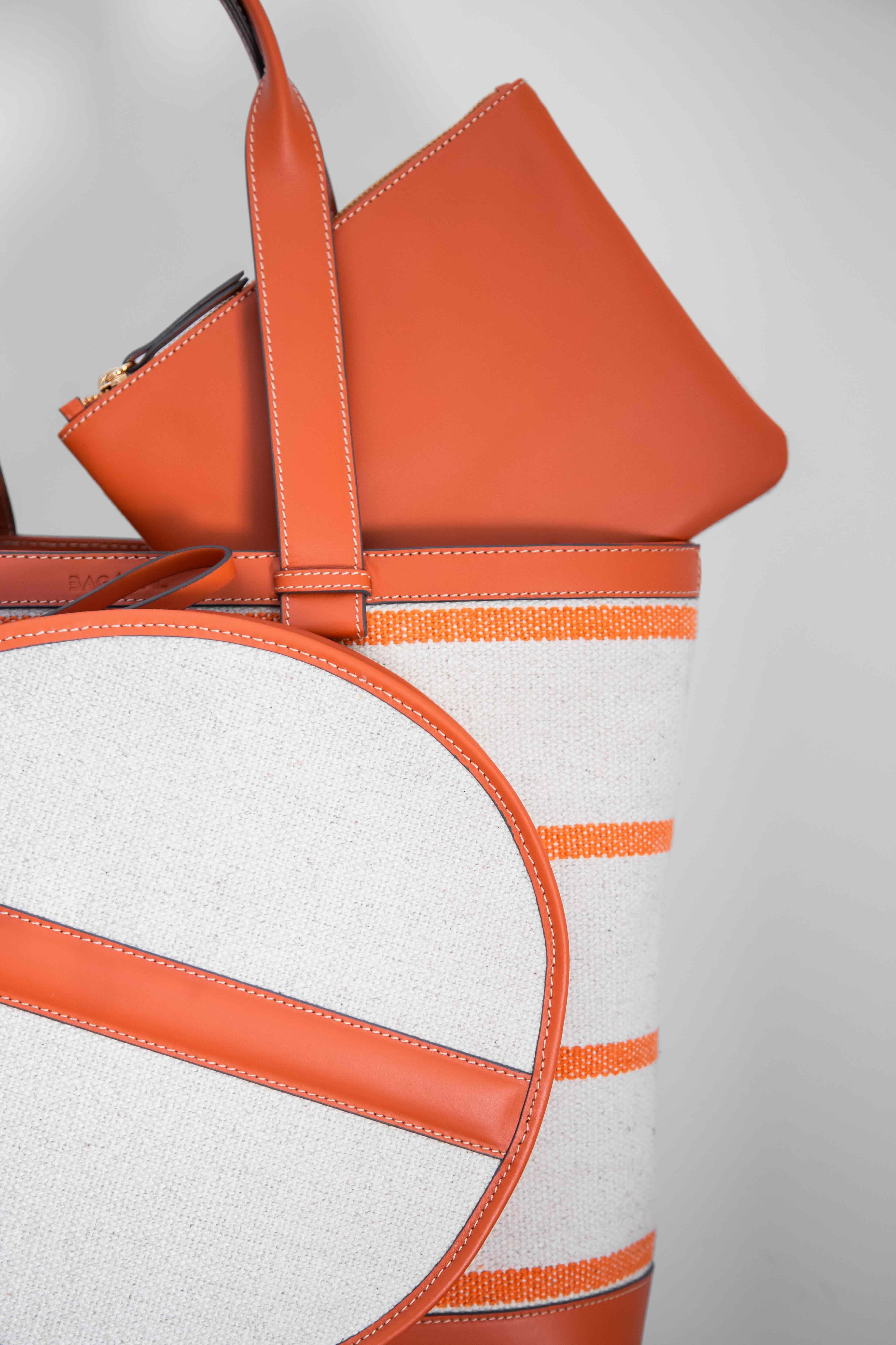 SHOPPER PADEL BAG "TRE" Fleur d’Oranger