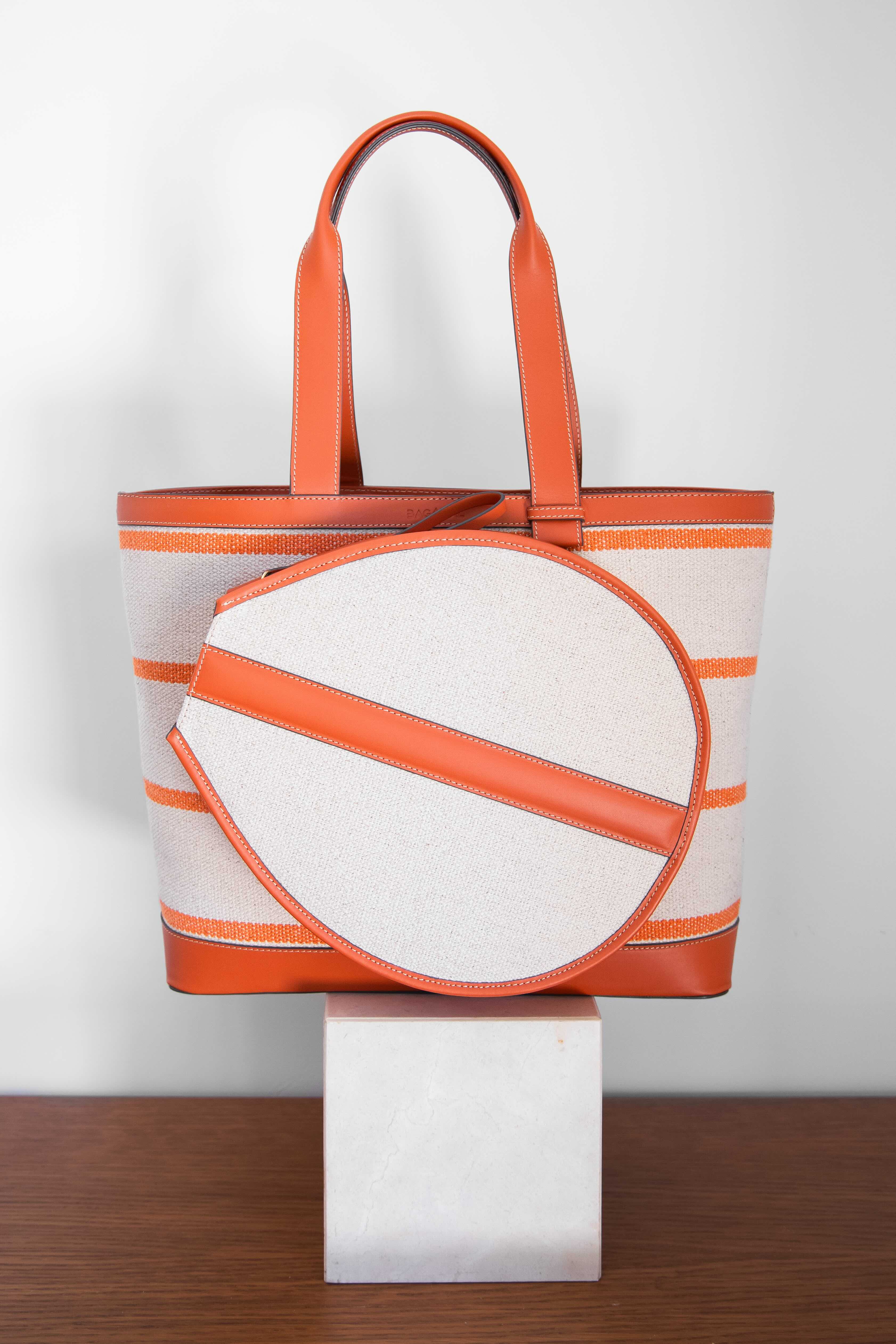 SHOPPER PADEL BAG "TRE" Fleur d’Oranger