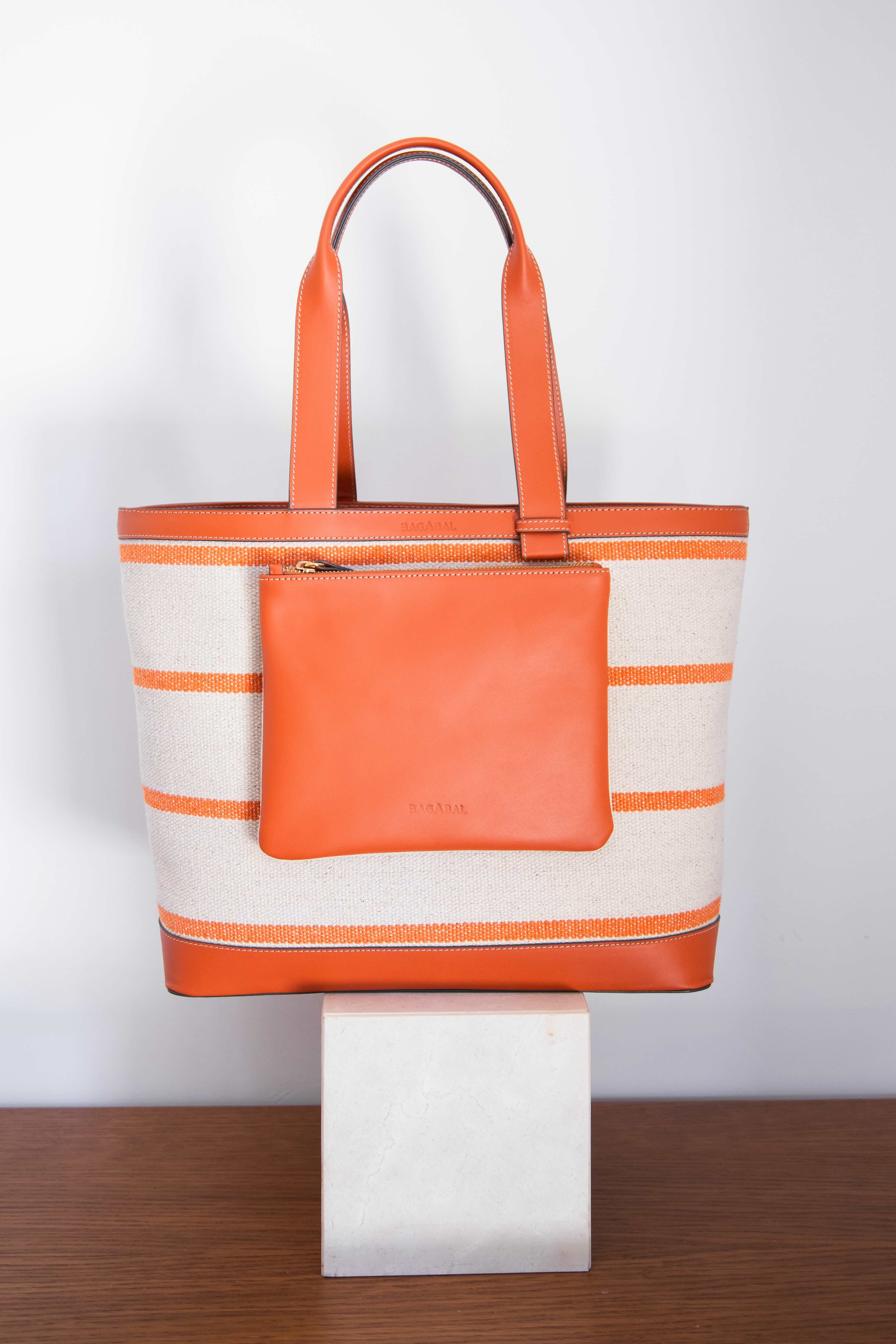 SHOPPER PADEL BAG "TRE" Fleur d’Oranger