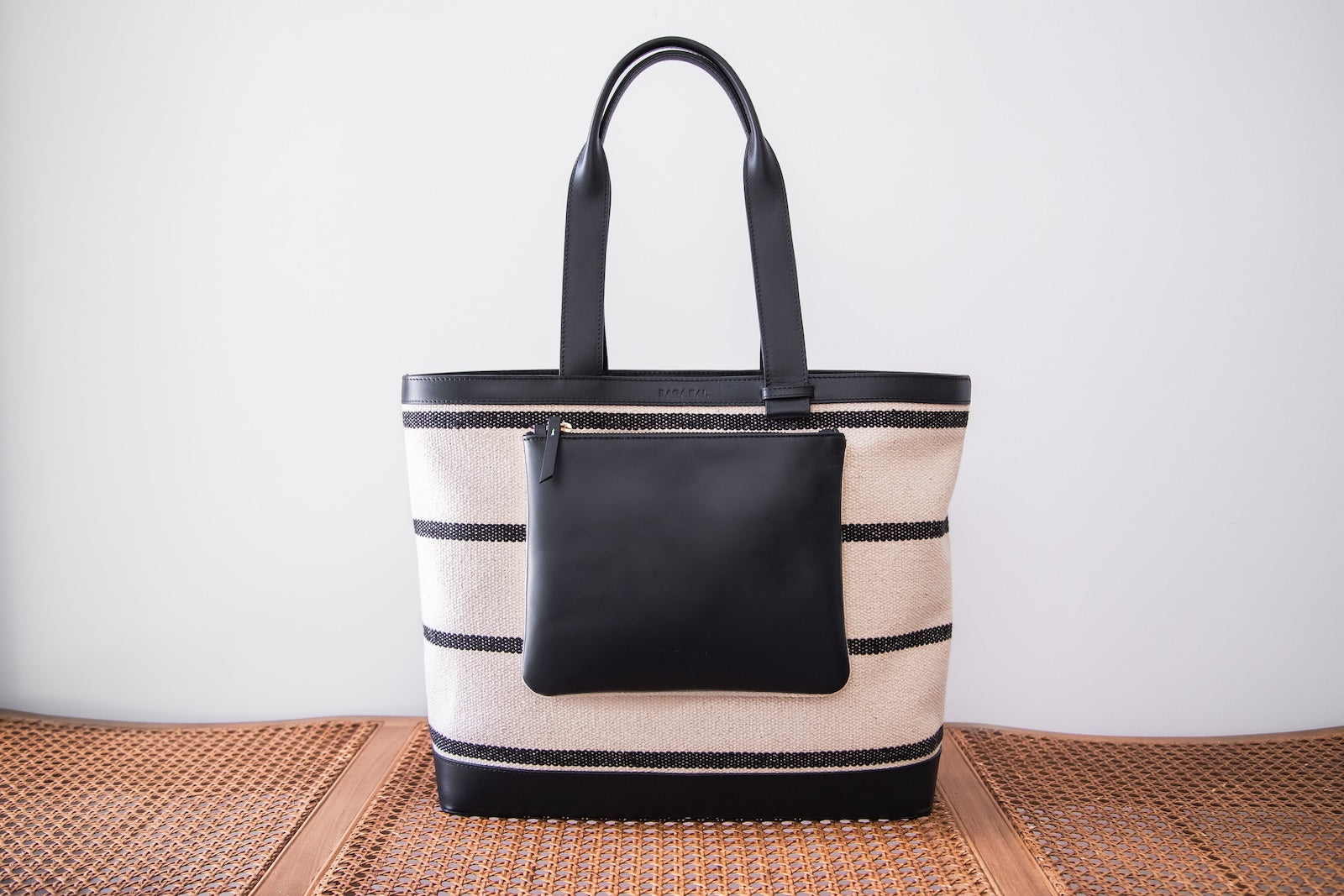 SHOPPER PADEL BAG "TRE" Noir Éclipse