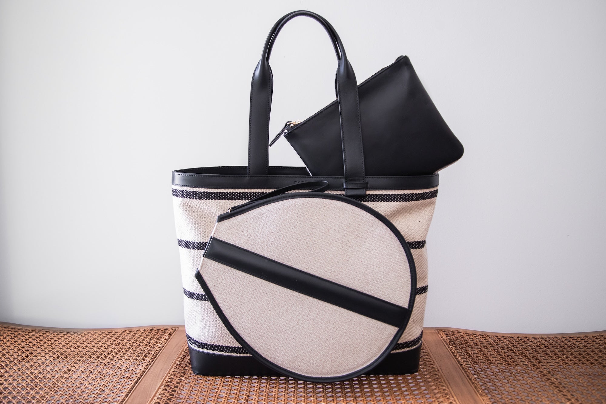 SHOPPER PADEL BAG "TRE" Noir Éclipse