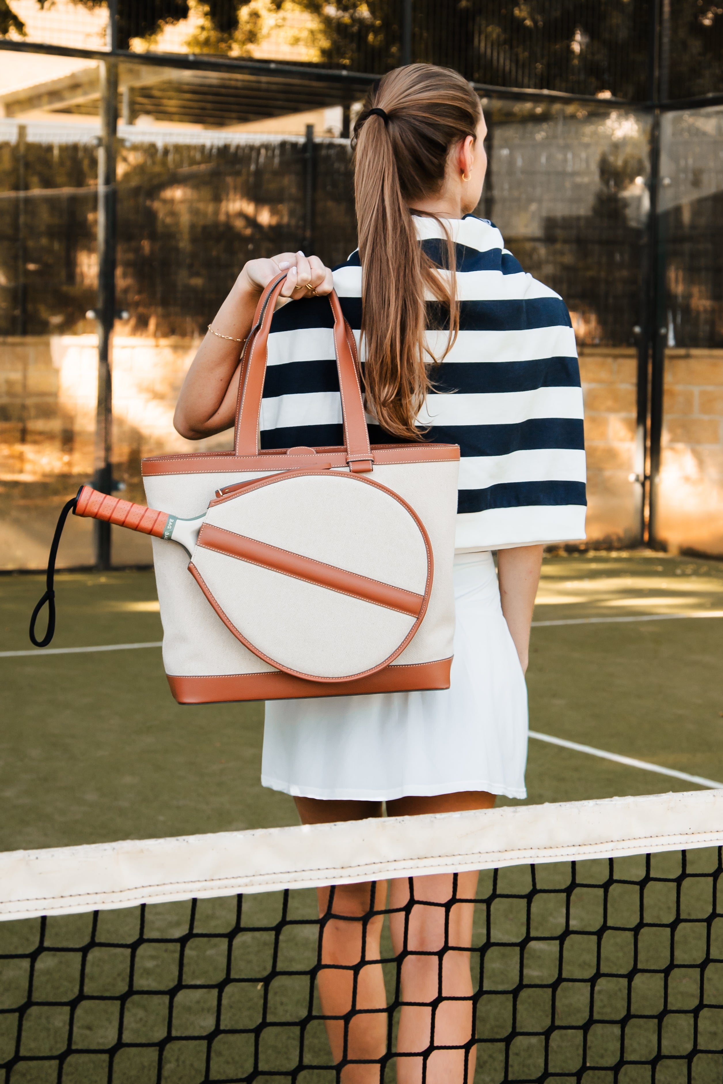 SHOPPER PADEL BAG "TRE" Lin Sauvage