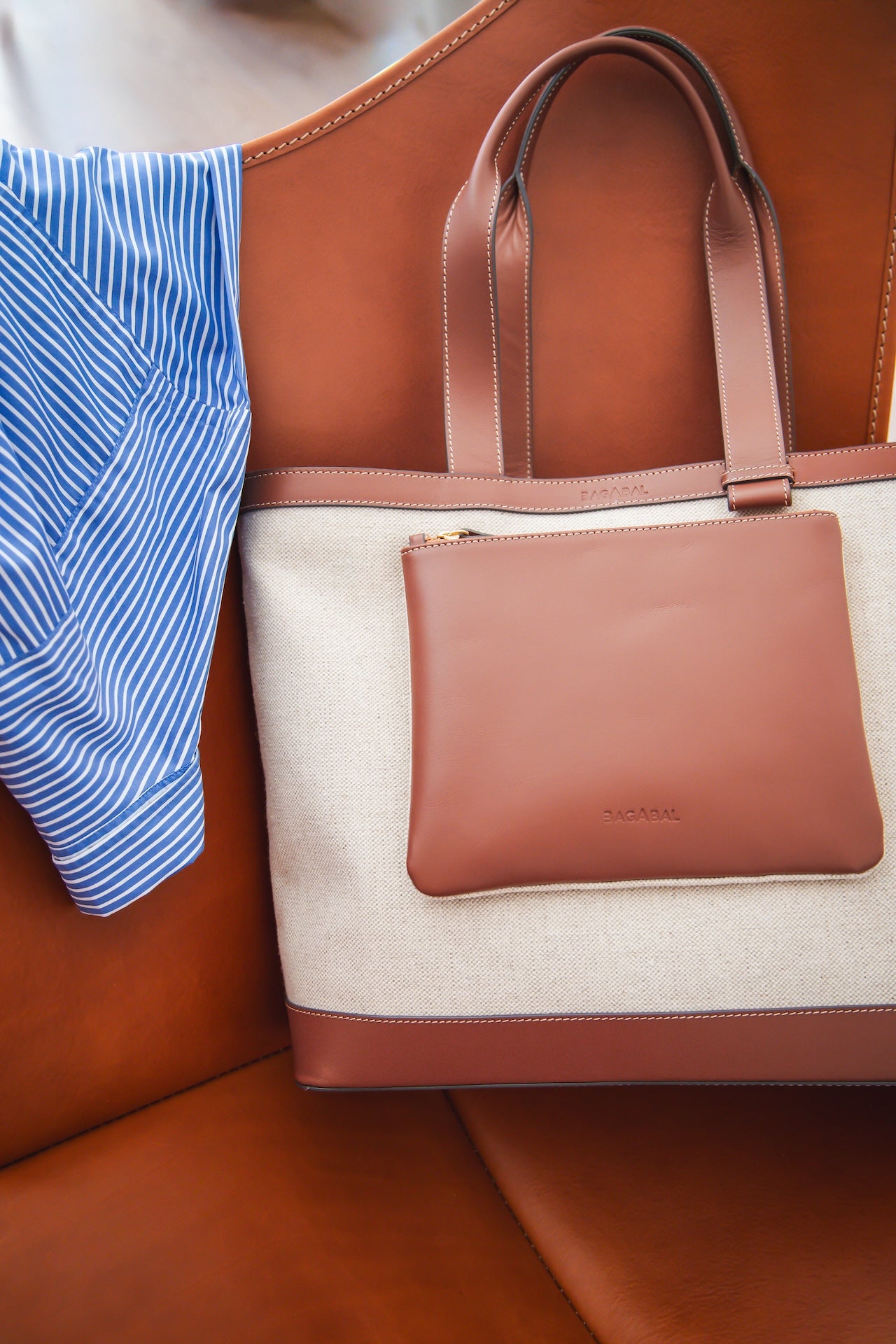 SHOPPER PADEL BAG "TRE" Lin Sauvage