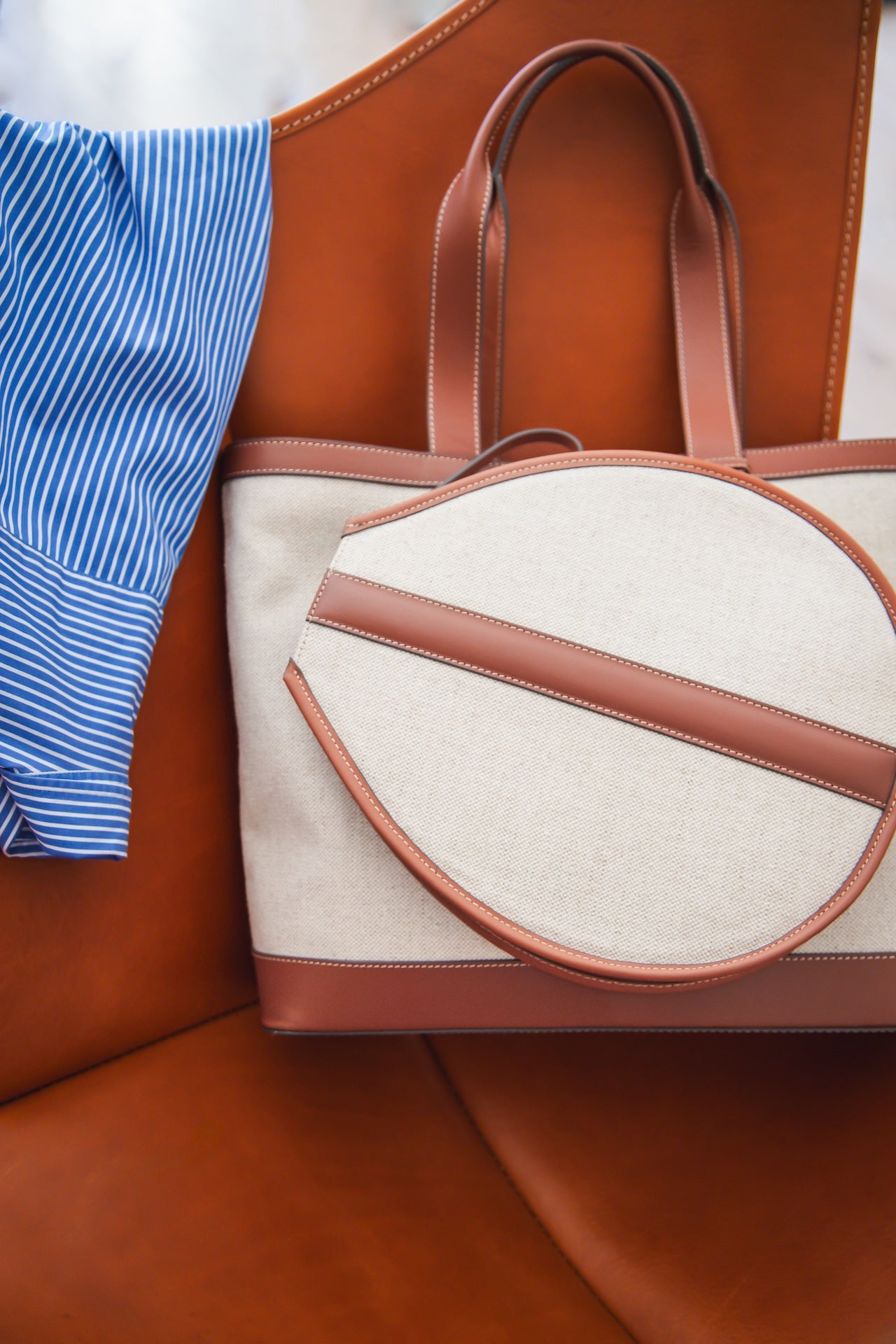 SHOPPER PADEL BAG "TRE" Lin Sauvage