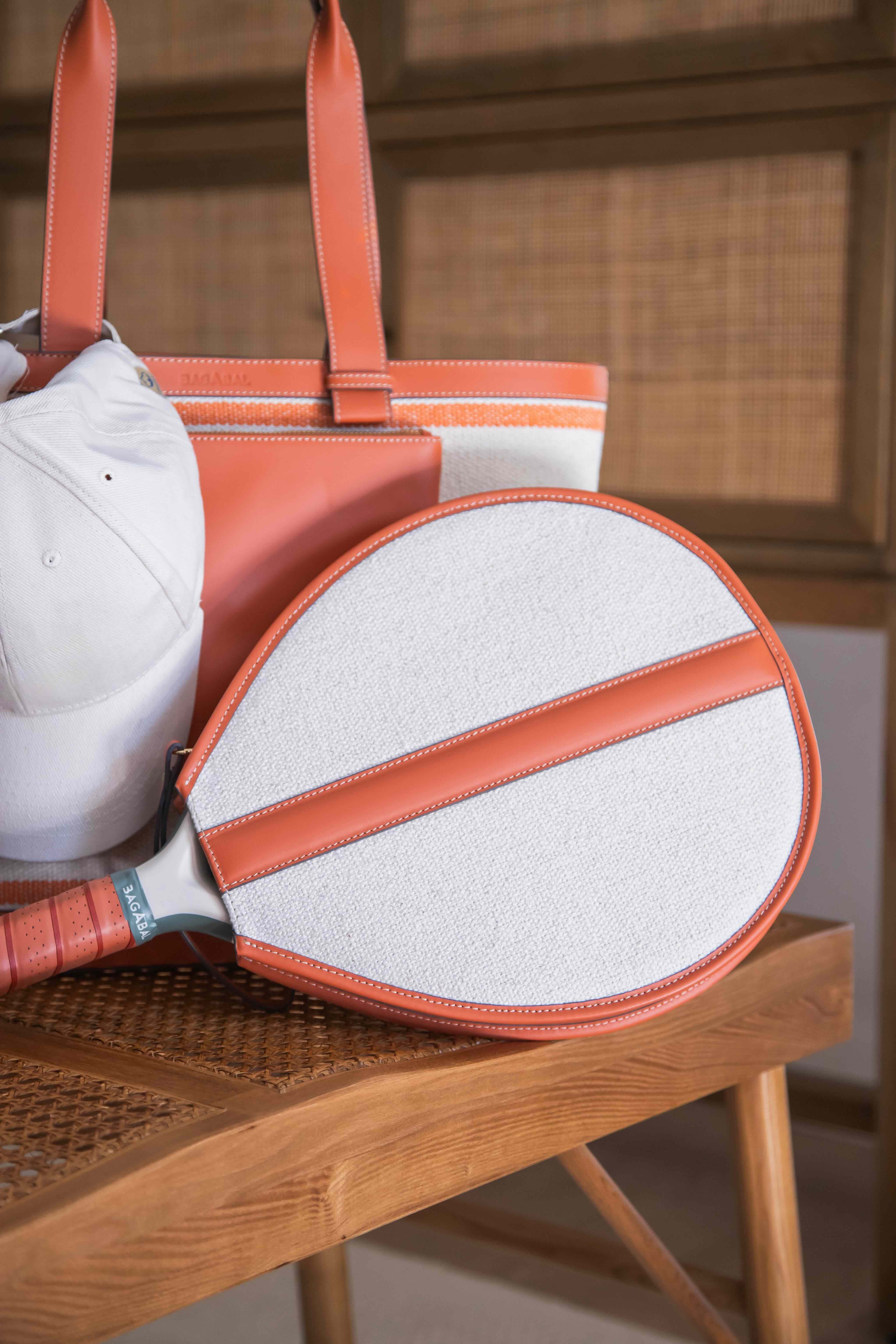 SHOPPER PADEL BAG "TRE" Fleur d’Oranger