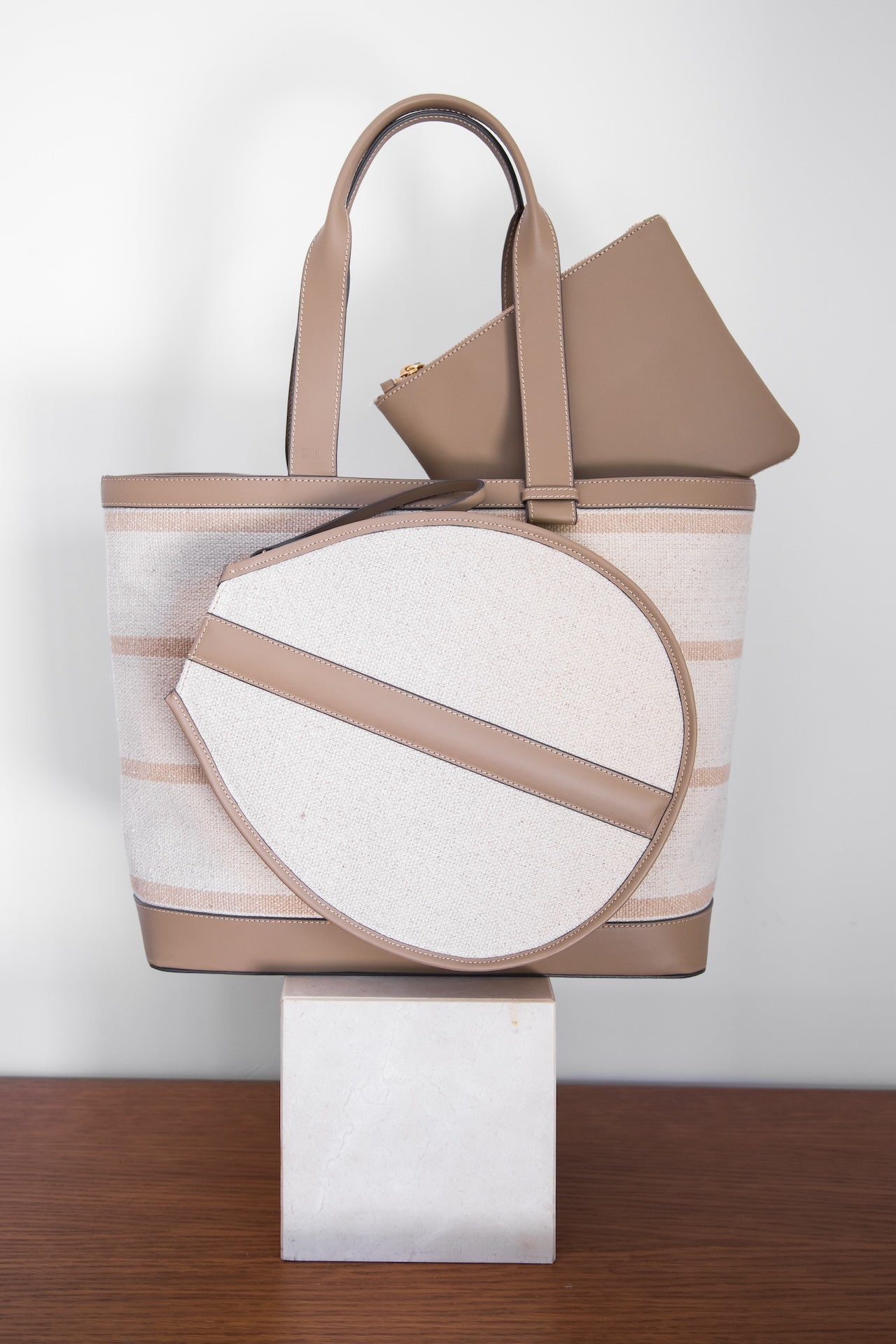 SHOPPER PADEL BAG "TRE" Sable Doux