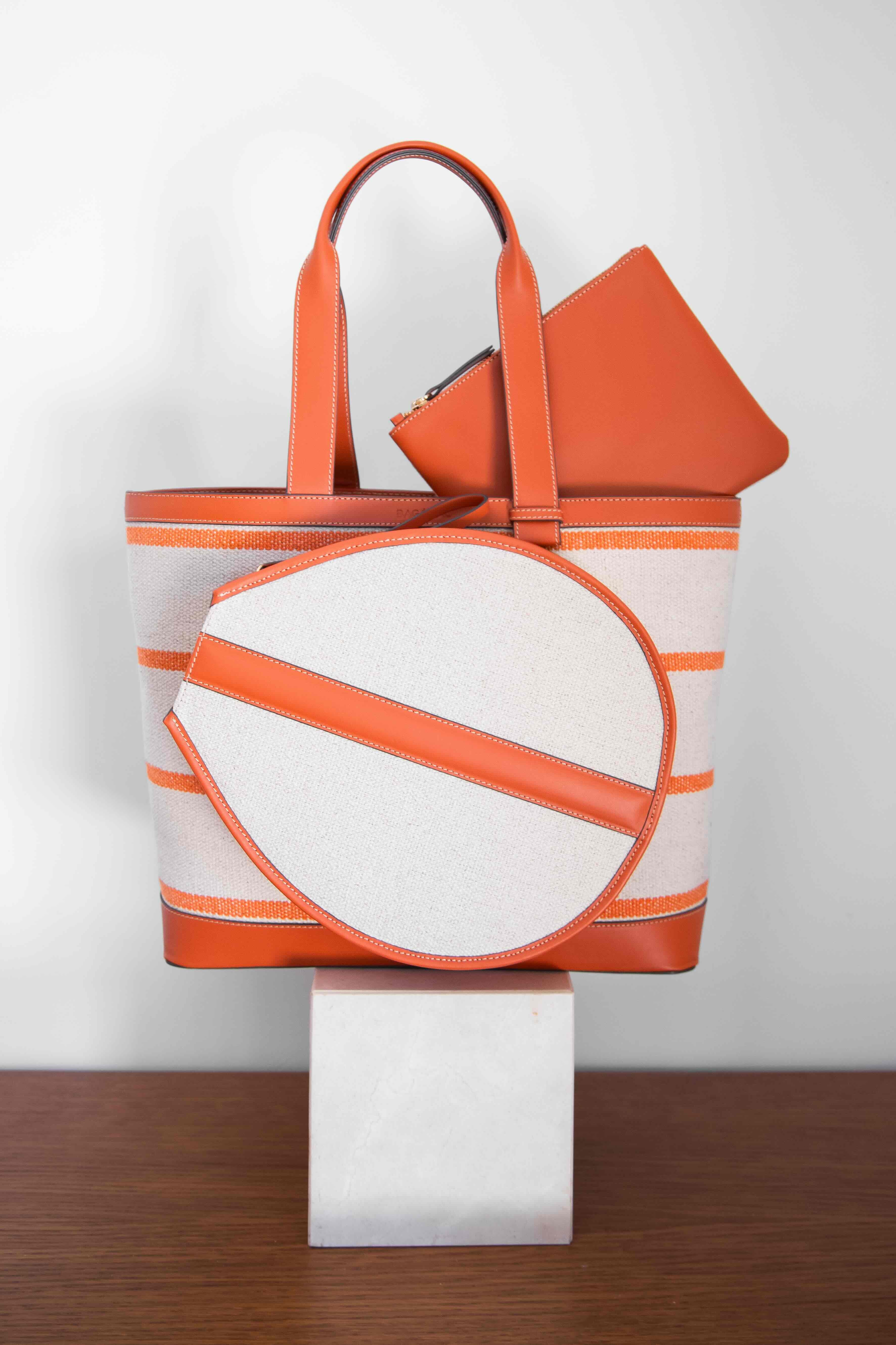 SHOPPER PADEL BAG "TRE" Fleur d’Oranger