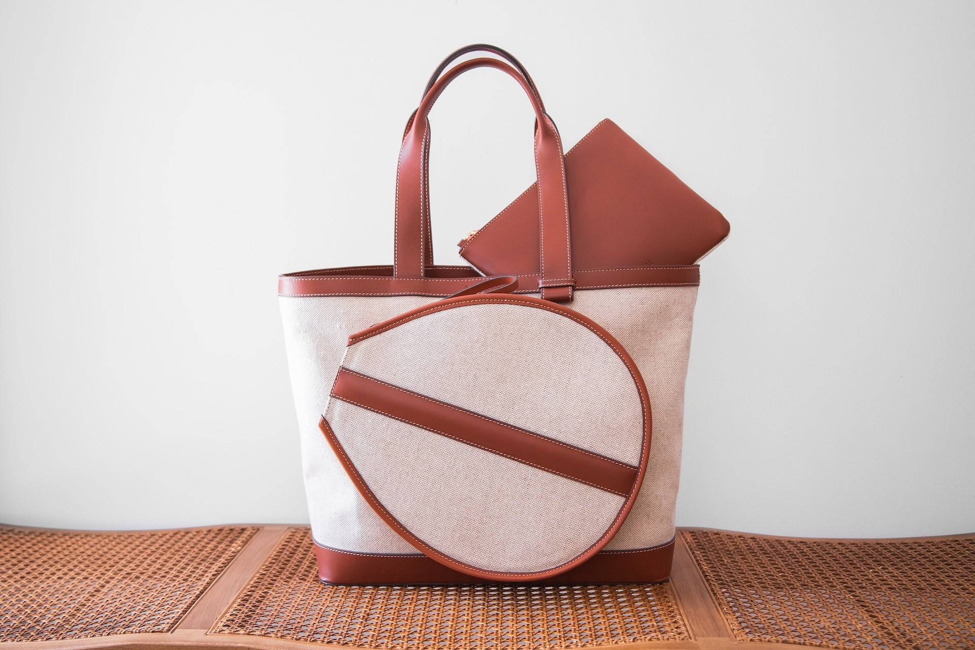 SHOPPER PADEL BAG "TRE" Lin Sauvage