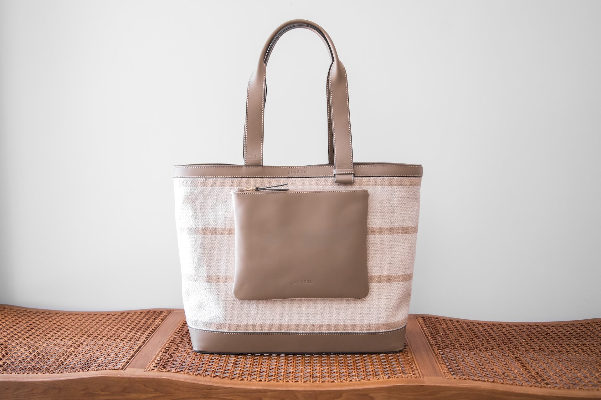 SHOPPER PADEL BAG "TRE" Sable Doux