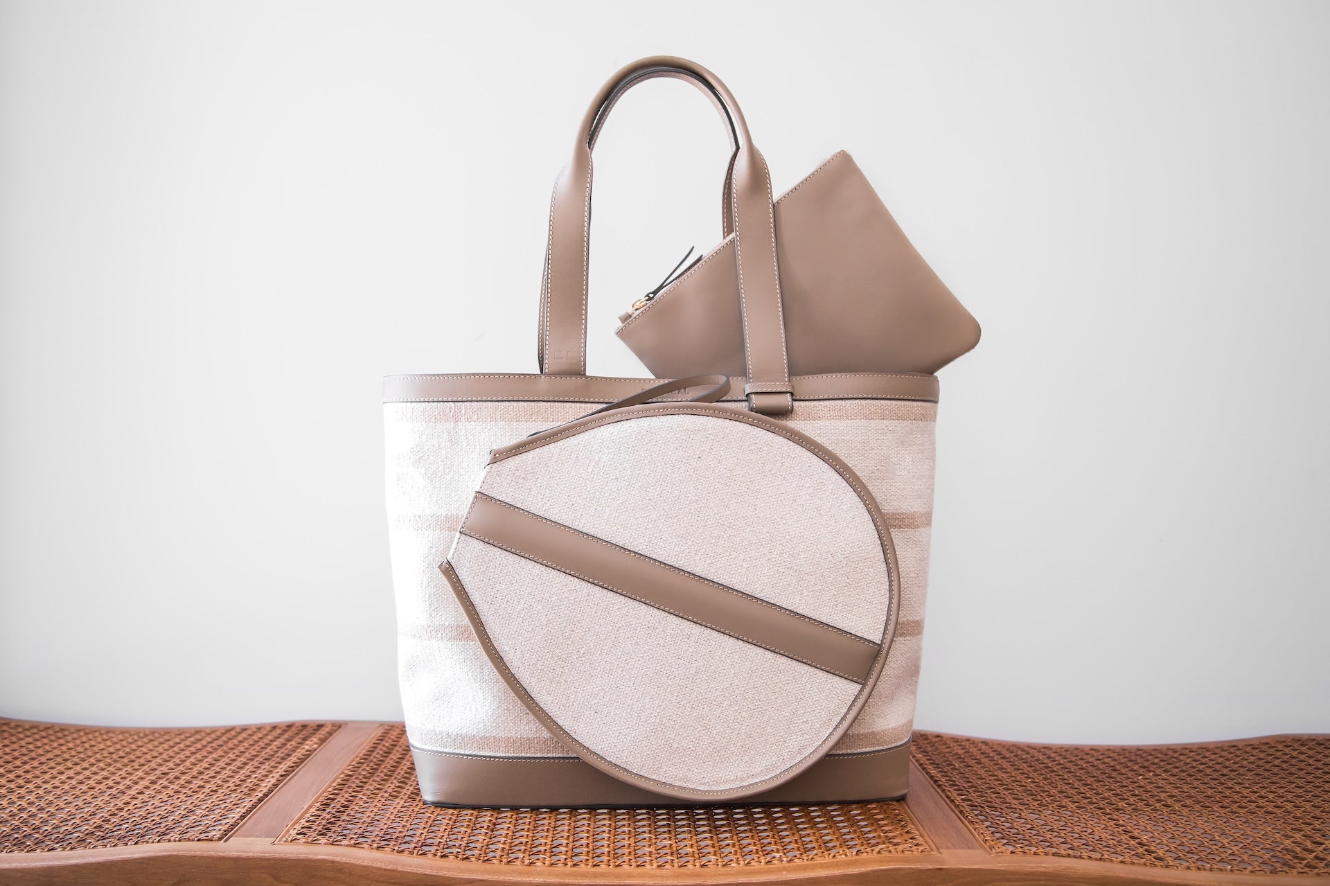 SHOPPER PADEL BAG "TRE" Sable Doux